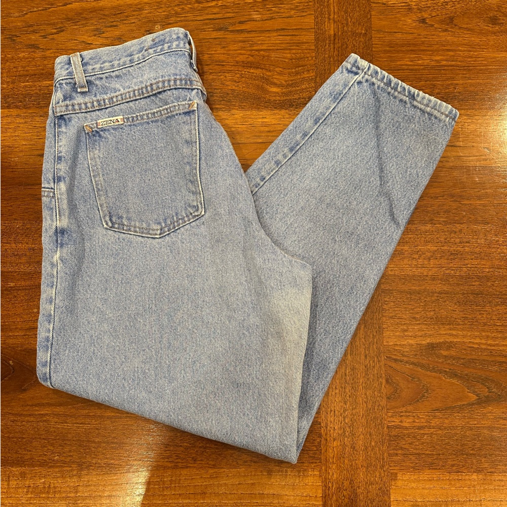 EUC Vintage Zena Jeans High Waisted Mom Jeans, Size 14 - Picture 10 of 11